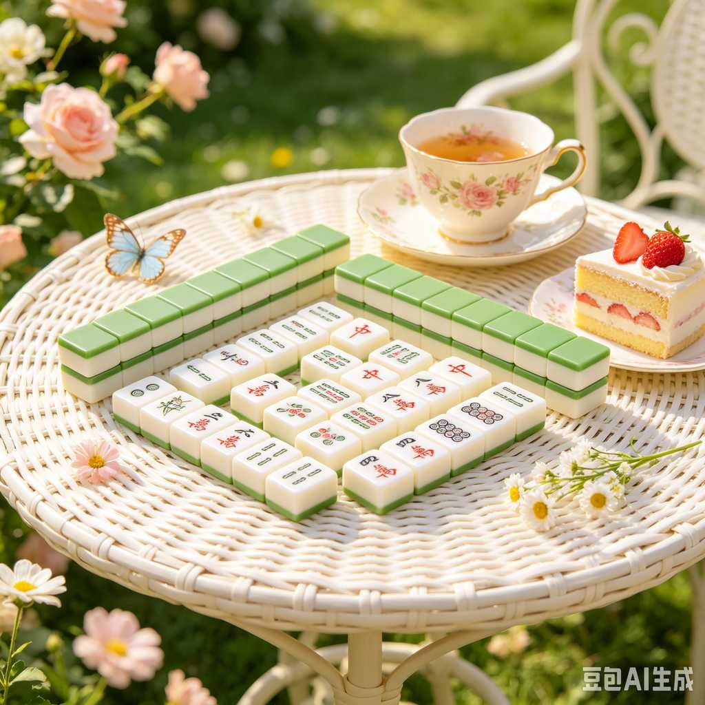 oriental style mahjong tiles
