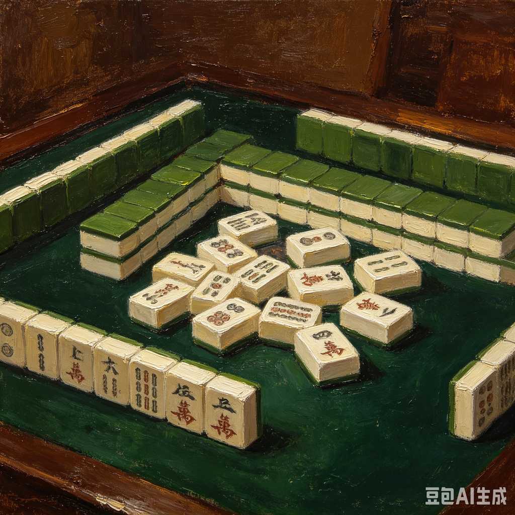 large print mahjong set