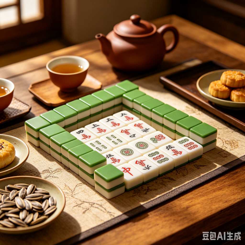 custom art mahjong set