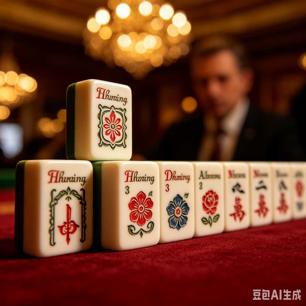 modern oriental mahjong set